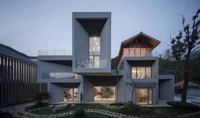 山涧房 / 来建筑设计工作室 - 建筑图, 青年旅舍, 表皮