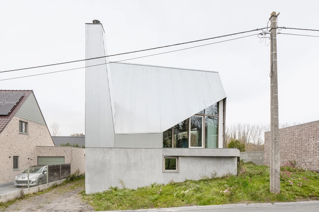 D-S 住宅 / GRAUX & BAEYENS Architecten - 建筑图, 独立住宅, 表皮