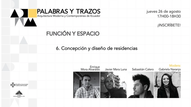 Palabras y Trazos - Función y espacio: 06. Concepción y diseño de residencias - Imagen Principal