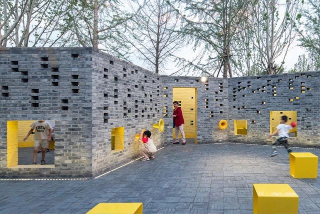 北京宋庄镇小堡村微景观设计 / Crossboundaries - 建筑图, 公园, 表皮