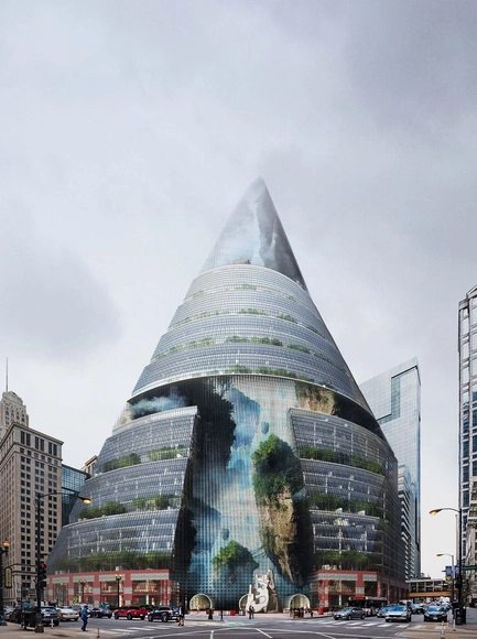 Chicago Architecture Center and Chicago Architecture Club Announce Seven Finalists of 2021 Thompson Center Design Competition - Featured Image
