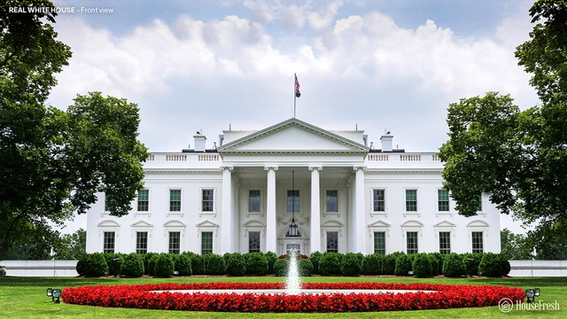Serie de renders visualiza cinco propuestas finalistas del concurso para la Casa Blanca de Estados Unidos en 1791 - Imagen Principal