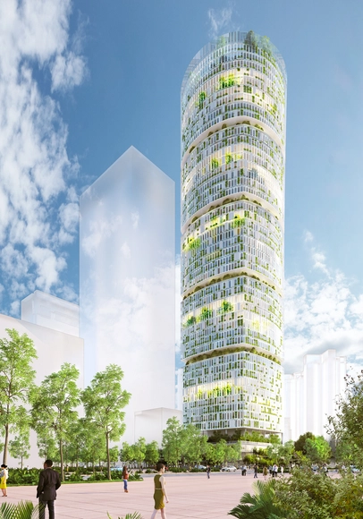 Carlo Ratti Associati revela o primeiro 'arranha-céu fazenda' do mundo em Shenzhen - Imagem de Destaque