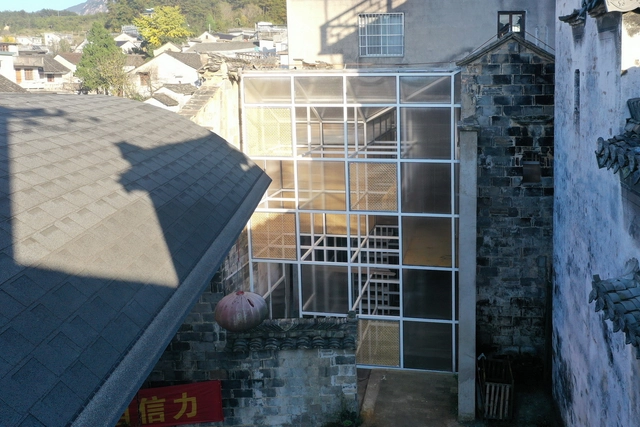 韶光艺廊 & 晒谷亭 / 中国院乡土创作中心 - 室内图, 更新项目, 表皮