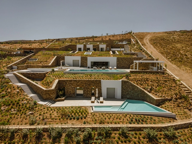 Subterranean Private Villa in Antiparos / Tsolakis Architects - Exterior Photography, Houses, Facade