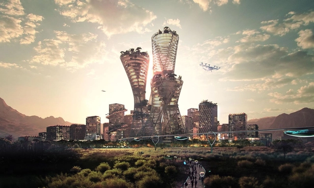 BIG divulga projeto para a cidade mais sustentável do mundo - Imagem de Destaque