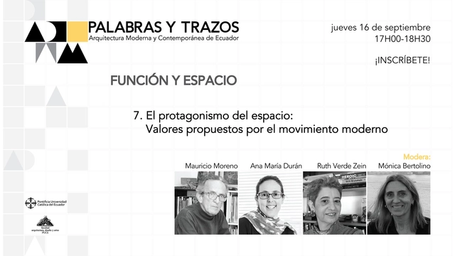 Palabras y Trazos - Función y Espacio: El protagonismo del espacio - Valores propuestos por el movimiento moderno - Imagen Principal