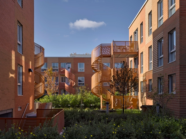 Complejo residencial Saint-Michel Nord / Saia Barbarese Toupouzanov Architectes - Fotografía exterior, Comunidad