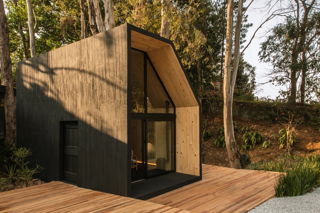 Cabaña / Liga Arquitetura e Urbanismo - Fotografía exterior, Paisaje Y Arquitectura, Fachada
