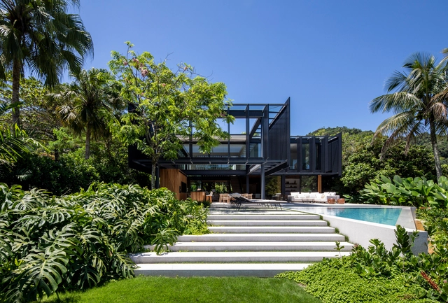 Casa JSL / Bernardes Arquitetura - Fotografía exterior, Casas, Escaleras