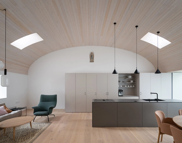 小房子大尺度，科兹纳之家 / Atelier 111Architekti - 室内图, 更新项目, 厨房, 椅子
