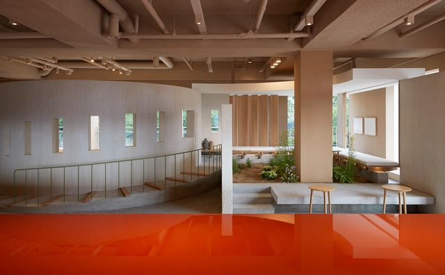 MOSP咖啡烘焙坊，隔断窗口交织出的放松空间 /ATMOROUND - 室内图, 咖啡店室内设计