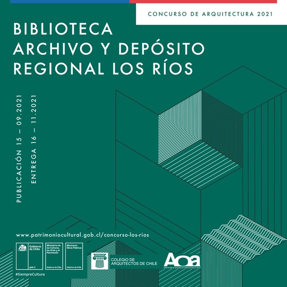 Concurso de Anteproyectos de Arquitectura: Biblioteca, Archivo y Depósitos Regionales de los Ríos, Valdivia - Imagen Principal