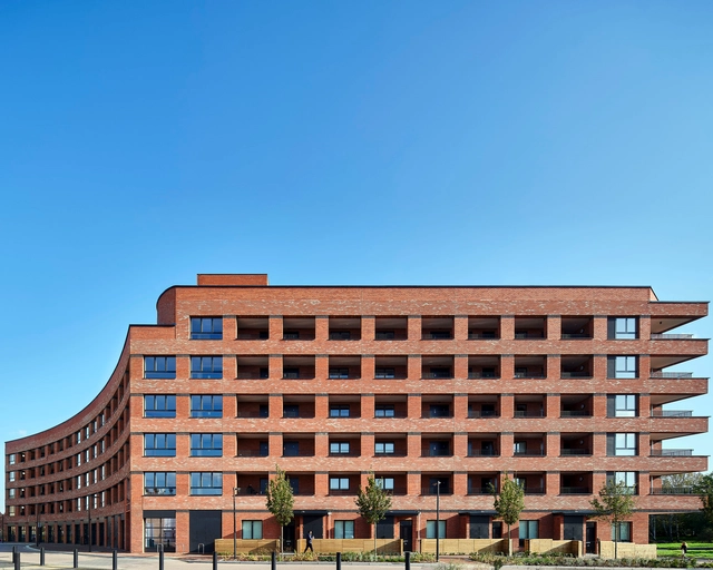 The Reach公寓，三面围合的红砖经济适用房 / Pitman TozerArchitects - 建筑图, 公寓, 表皮