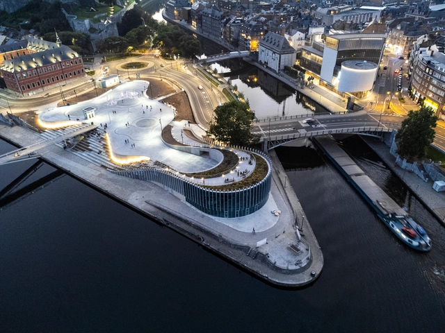 3XN Completes Organically-Shaped Exhibition Space in Belgium - Featured Image