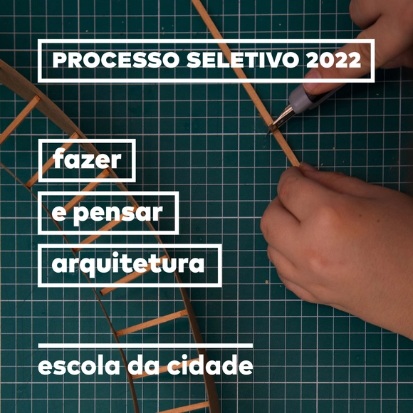 Processo Seletivo 2022 da Escola da Cidade tem inscrições abertas - Imagem de Destaque