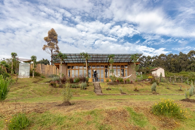用活树和土坯建造的花园住宅 / Al Borde - 建筑图, 可持续发展