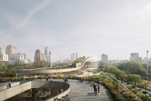 Paseo Gigena en Buenos Aires: ODA transformará un antiguo estacionamiento en un proyecto de uso mixto con parque público - Imagen Principal