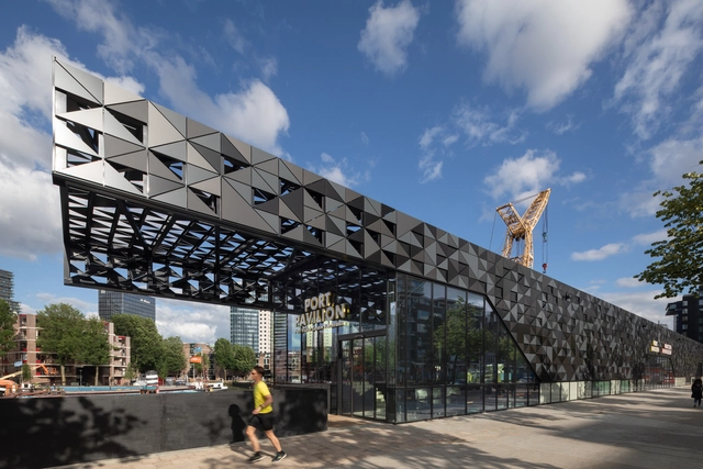 鹿特丹海港展览馆 / MoederscheimMoonen Architects - 建筑图, 展馆, 表皮