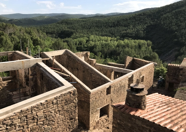 Rehabilitación del núcleo urbano de Ruesta  / Sebastián Arquitectos - Fotografía exterior, Preservación Histórica, Fachada