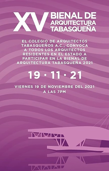 XV Bienal de Arquitectura Tabasqueña - Imagen Principal