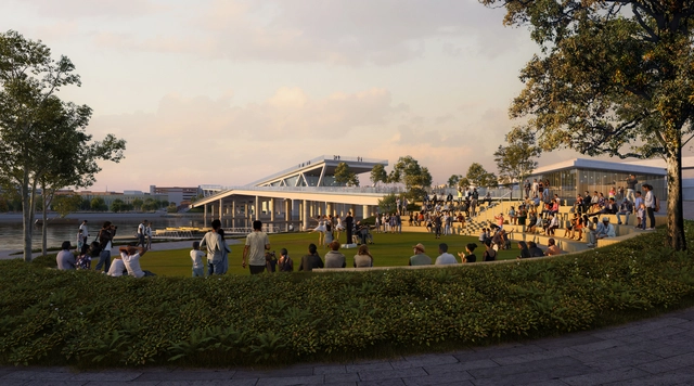 OMA divulga novas imagens do 11th Street Bridge Park em Washington D.C. - Imagem de Destaque