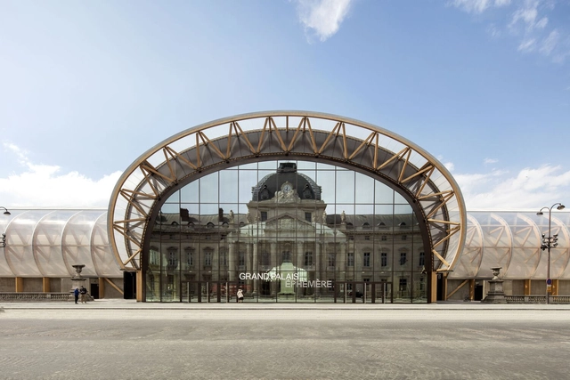 Grand Palais Ephémère / Wilmotte & Associés Sa - Exterior Photography, Installation, Facade