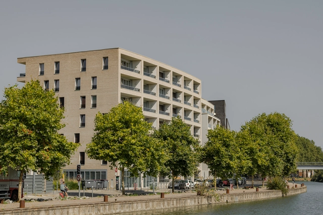 德勒河岸高级住宅群-13B地块 / KAAN Architecten - 建筑图, 公寓