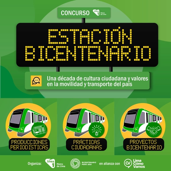 Concurso Estación Bicentenario - Línea 1 del Metro de Lima y Lima Cómo Vamos - Imagen Principal