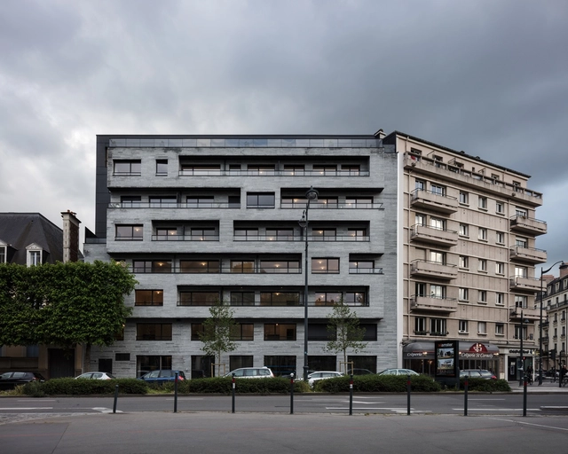 一号公寓 / ChristopheRousselle Architecte - 建筑图, 居住建筑