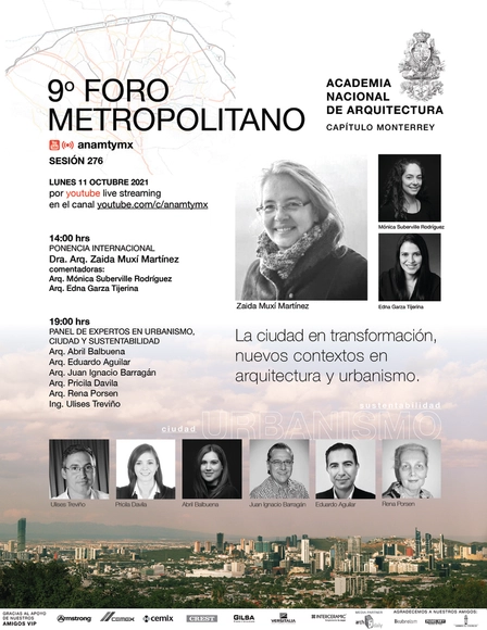 Academia Nacional de Arquitectura Capítulo Monterrey presenta el "Noveno Foto Metropolitano: Mes de la Ciudad" - Imagen Principal