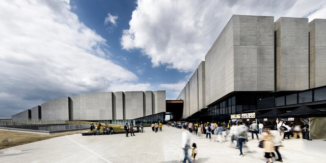 Tochigi Sports Park East Area / AZUSA SEKKEI + TAISEI DESIGN Planners Architects & Engineers + ANDO Architectural Design Office - Exterior Photography, Recreation & Training, Facade