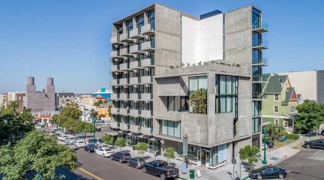 大陆公寓 / Jonathan Segal Architect - 建筑图, 居住建筑