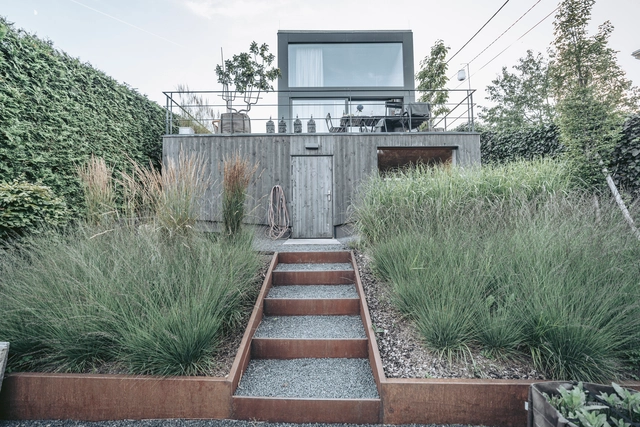 Tiny House Satzberg / Baukooperative - Fotografía exterior, Casas, Escaleras