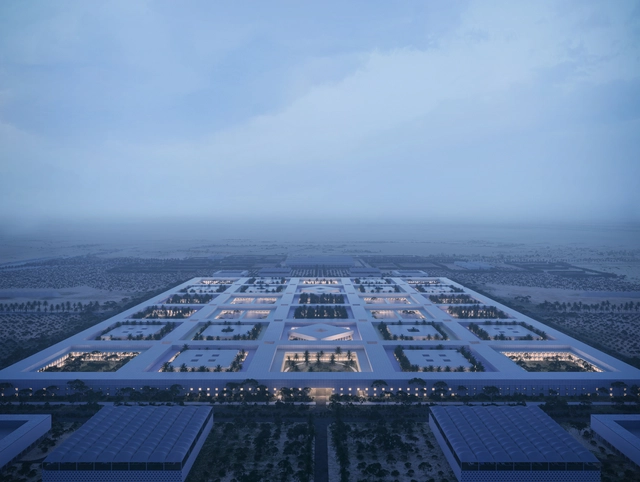 OMA / Reinier de Graaf y Buro Happold revelan el diseño autónomo de un distrito sanitario en Qatar - Imagen Principal