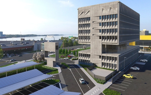 Edifício brutalista de Marcel Breuer será transformado em hotel sustentável - Imagem de Destaque