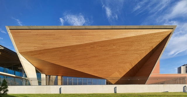 被‘切’的立面，TED 表演艺术中心 / Uygur Architects - 建筑图, 其他教育设施, 表皮