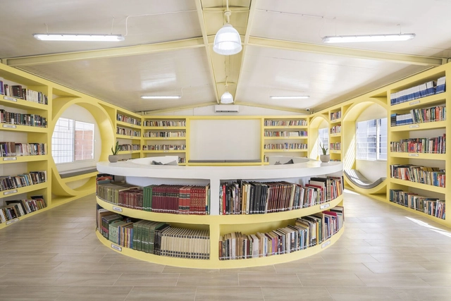 Biblioteca Cereso Femenil  / Antonio Garza Ferrigno - Fotografía interior, Reconversión