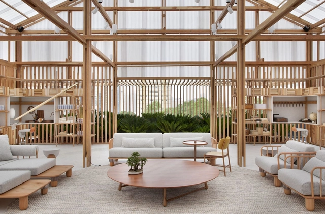 Ateliê Deca / Leo Romano - Fotografia de Interiores, Interiores De Arquitetura Para A Saúde, Terraço, Viga, Fachada, Mesa, Cadeira