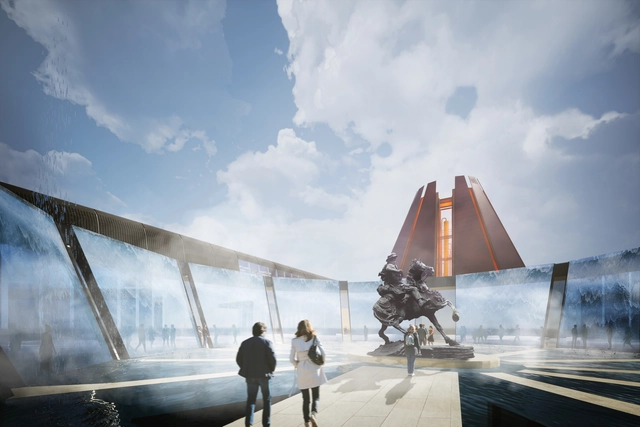 Rogers Stirk Harbour + Partners Unveils Bourbon Distillery in Honor of War Veterans in the United States  - Featured Image