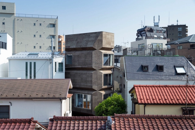 Bay Window Tower House / Takaaki Fuji + Yuko Fuji Architecture - Exterior Photography, House Interiors