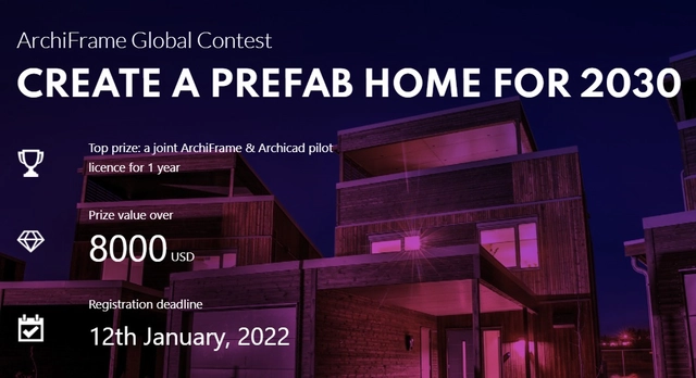 PREFAB 2030: Create a prefab home for 2030 (ArchiFrame Global Contest) - Featured Image