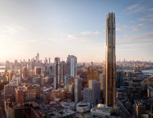 Arranha-céu projetado pela SHoP Achitects no Brooklin entra em fase final de construção - Imagem de Destaque
