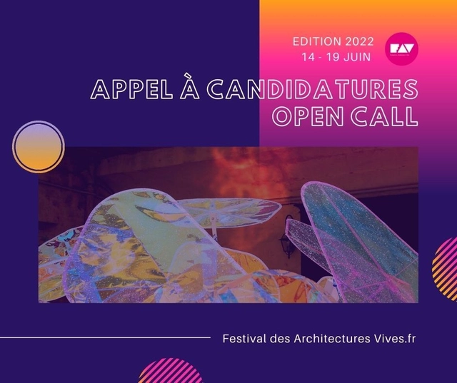 Call for submissions Festival des Architectures Vives 2022 - Featured Image