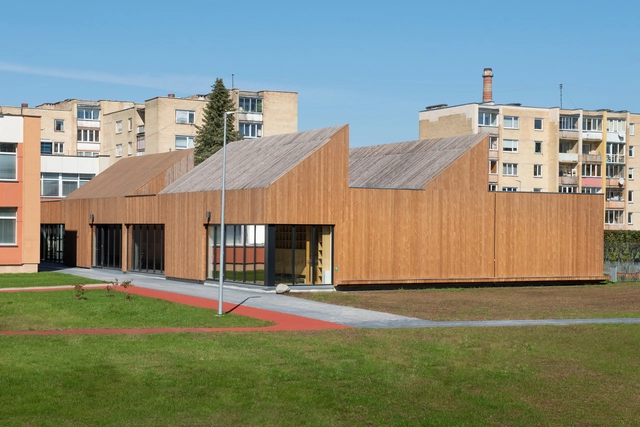 Kindergarten Pelėdžiukas Extension / DO Architects - Exterior Photography, Kindergarten