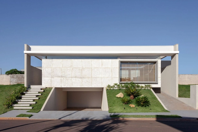 Casa EL / MBBR Arquitetos - Fotografia de Exterior, Casas, Jardim, Fachada