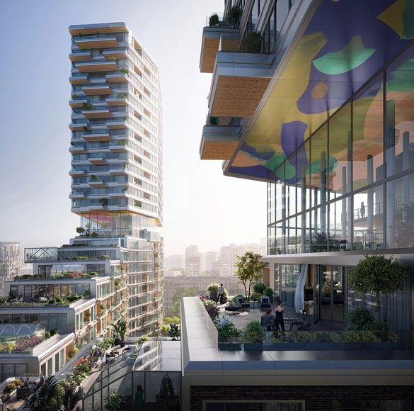 UNStudio projeta complexo residencial orientado para a comunidade em Moscou - Imagem de Destaque
