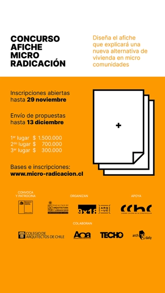 Concurso Afiche Micro-radicación: Diseña la infografía que promueve la vivienda en micro comunidades  - Imagen Principal