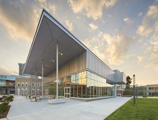 Newnham Campus Food Hall, Seneca College / Taylor Smyth Architects - Exterior Photography, Dining Hall, Facade