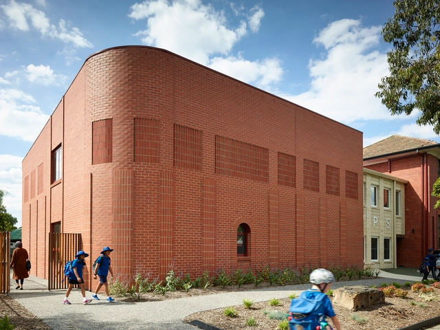 红砖建筑的红砖扩建，帕斯科维尔小学 / Kosloff Architecture - 建筑图, 教育建筑